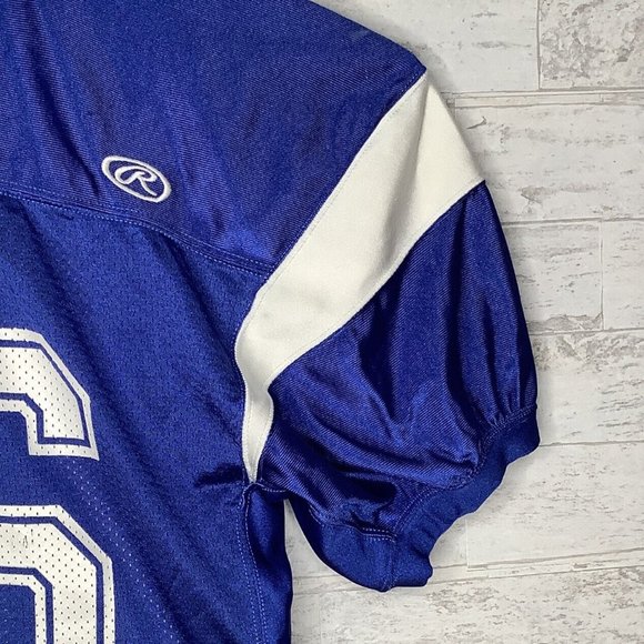 Rawlings Football Jersey Adult XL Blue White Wildcats 56 pro performance apparel - Picture 6 of 11